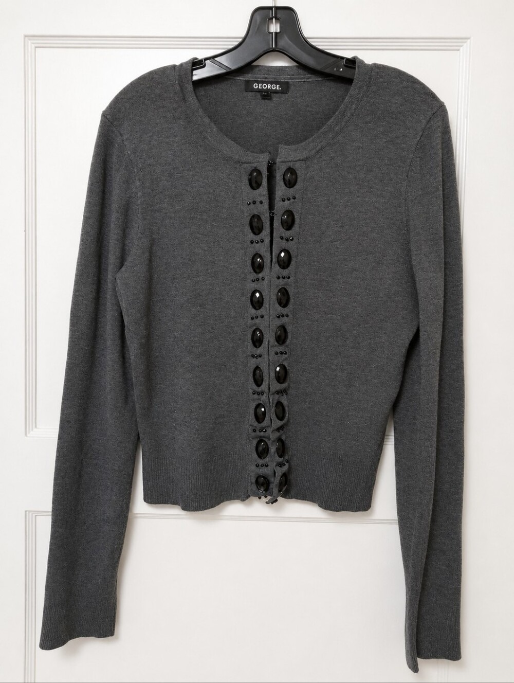 Whimsigoth Y2k Late 90s Silloutte Indie Sleeze Vintage Like Cardigan Size Large